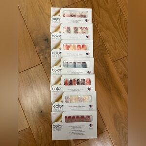 Color Street Nail Strips Collection - Red, Pink, Gray